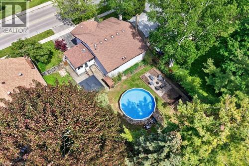758 Francis Road, Burlington, ON - Outdoor With Above Ground Pool With View