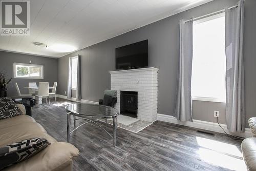 394 Charles St, Sault Ste. Marie, ON - Indoor Photo Showing Living Room With Fireplace