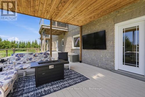 Covered Back Deck - 1917 - 21 Highway, Kincardine, ON - Outdoor With Deck Patio Veranda With Exterior