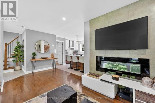 185 Bartley Bull Parkway, Brampton, ON - Indoor With Fireplace