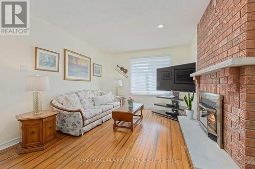 7 Eaton Street, Halton Hills, ON - Indoor Photo Showing Living Room With Fireplace