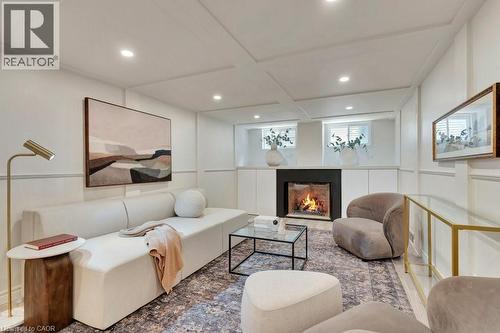 22 Dale Avenue, Cambridge, ON - Indoor With Fireplace