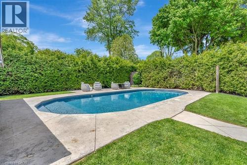 22 Dale Avenue, Cambridge, ON - Outdoor With In Ground Pool With Backyard