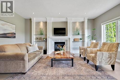 1161 Maple Manor Road, Cambridge, ON - Indoor Photo Showing Living Room With Fireplace