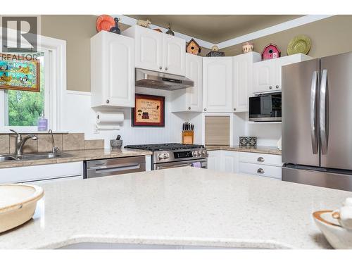 6934 Highway 6, Coldstream, BC - Indoor Photo Showing Kitchen With Double Sink