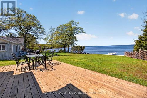 83 Beach Road, Tiny, ON - Outdoor With Body Of Water With Deck Patio Veranda