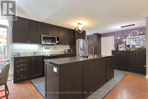 10419 Pinetree Drive, Lambton Shores (Grand Bend), ON - Indoor Photo Showing Kitchen With Upgraded Kitchen