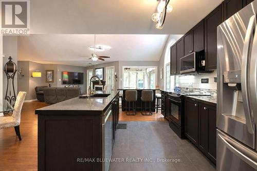 10419 Pinetree Drive, Lambton Shores (Grand Bend), ON - Indoor Photo Showing Kitchen With Upgraded Kitchen