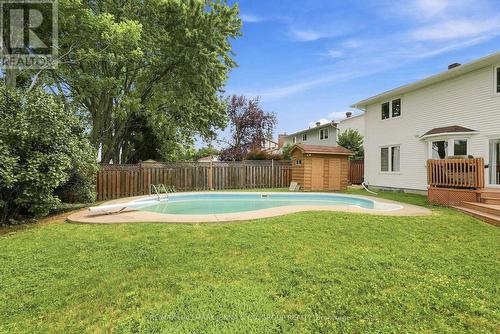 43 Elke Drive, Ottawa, ON - Outdoor With In Ground Pool With Backyard