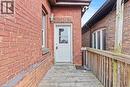 Exterior doorway with a white paneled door and glass inserts - 181 West Avenue N Unit# 4, Hamilton, ON  - Outdoor With Exterior 