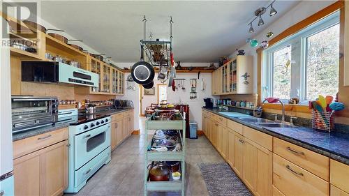 80 Steven Street, Gore Bay, ON - Indoor Photo Showing Kitchen With Double Sink