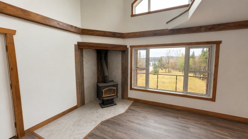 Salon - 624 Ch. St-Pierre, Saint-Claude, QC - Indoor Photo Showing Other Room With Fireplace