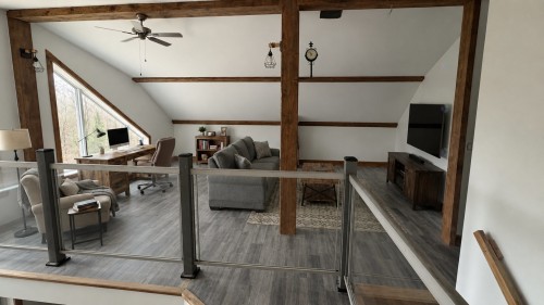 Mezzanine - 624 Ch. St-Pierre, Saint-Claude, QC - Indoor Photo Showing Other Room