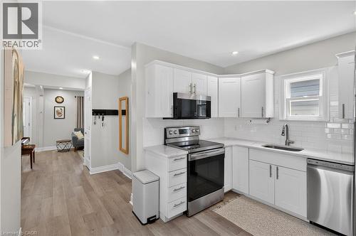69 Robins Avenue, Hamilton, ON - Indoor Photo Showing Kitchen With Stainless Steel Kitchen