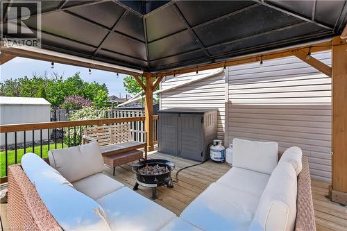 69 Robins Avenue, Hamilton, ON - Outdoor With Deck Patio Veranda With Exterior