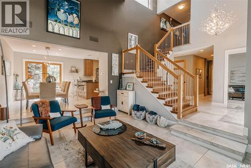 71 Bain Crescent, Saskatoon, SK - Indoor With Fireplace