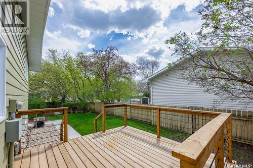 73 Tibbits Road, Regina, SK - Outdoor With Deck Patio Veranda With Exterior