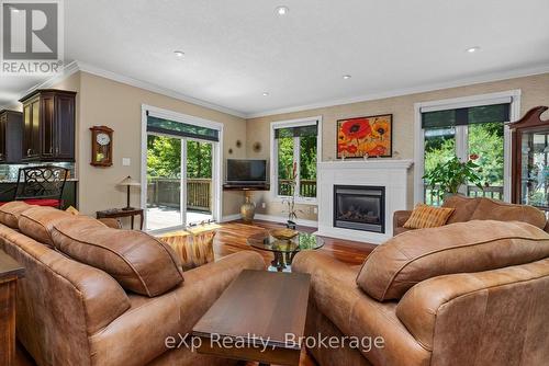7 Limbert Road, Mcdougall, ON - Indoor Photo Showing Living Room With Fireplace