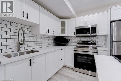 UNIT B - 38 East 16Th Street, Hamilton, ON - Indoor Photo Showing Kitchen With Double Sink