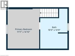 Floor plan Upstairs - 