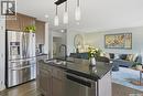 106 Wilkins Crescent, Saskatoon, SK  - Indoor Photo Showing Kitchen With Double Sink With Upgraded Kitchen 