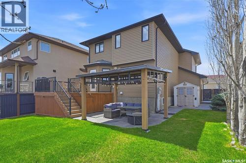 106 Wilkins Crescent, Saskatoon, SK - Outdoor With Deck Patio Veranda