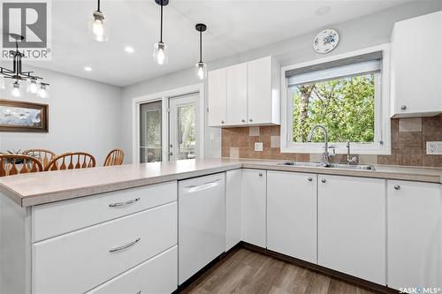 90 Edenwold Crescent, Regina, SK - Indoor Photo Showing Kitchen With Double Sink