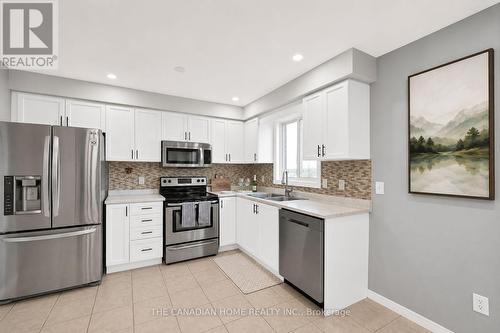 10 Jonathon Court, Hamilton, ON - Indoor Photo Showing Kitchen With Double Sink