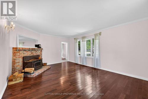 15772 Turin Line, Chatham-Kent, ON - Indoor With Fireplace