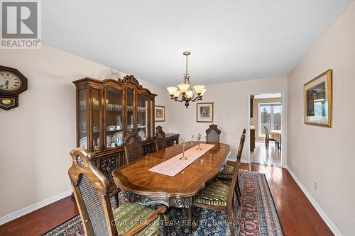 Formal Dining Room to the Left of the Foyer - 28 Parmalea Crescent, Ottawa, ON - Indoor Photo Showing Dining Room