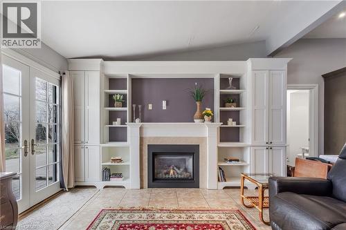 957 Beach Boulevard, Hamilton, ON - Indoor Photo Showing Living Room With Fireplace