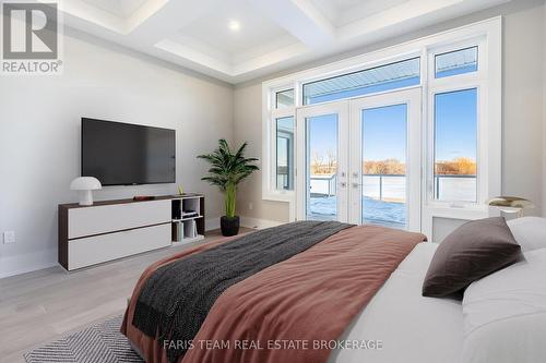Virtually staged - 9 Dock Lane, Tay, ON - Indoor Photo Showing Bedroom