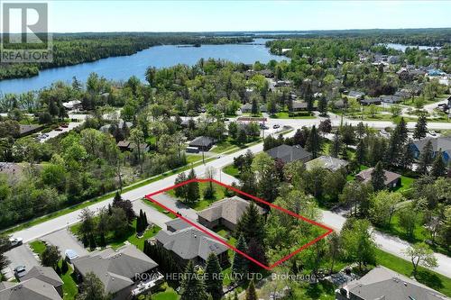 LOT LINES ARE APPX. - 2 Mill Street, Kawartha Lakes (Bobcaygeon), ON - Outdoor With Body Of Water With View