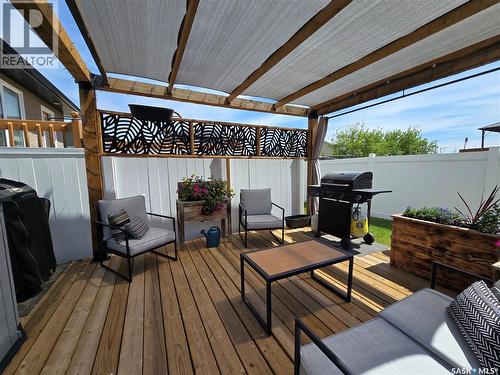 610 Barber Crescent, Weyburn, SK - Outdoor With Deck Patio Veranda With Exterior