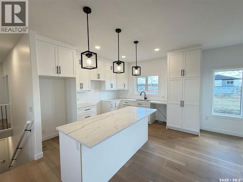 110 Lakewood Drive, Humboldt, SK - Indoor Photo Showing Kitchen With Upgraded Kitchen