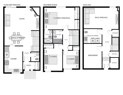 Plan (croquis) - 927 Place Soulanges, Brossard, QC - Other