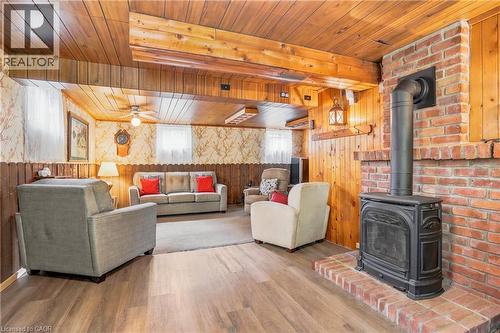 227 Glancaster Road, Ancaster, ON - Indoor With Fireplace
