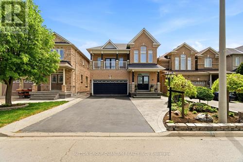 Front from drone - 35 Devonsleigh Drive, Brampton, ON - Outdoor With Balcony With Facade