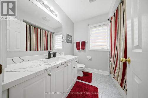 Balcony on second level from second family room - 35 Devonsleigh Drive, Brampton, ON - Indoor Photo Showing Bathroom