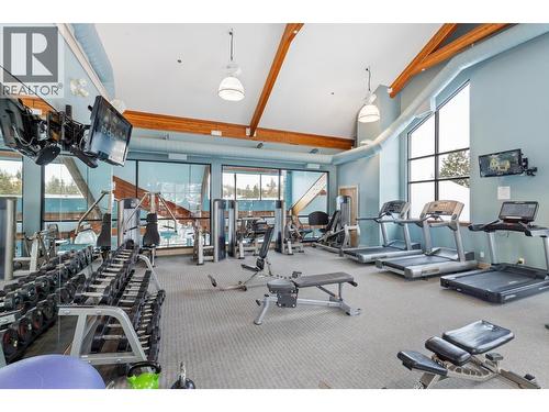105 Predator Ridge Drive Unit# 21, Vernon, BC - Indoor Photo Showing Gym Room