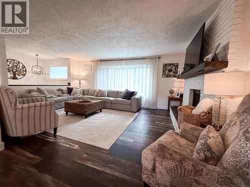 2300 Mcbride Street, Trail, BC - Indoor Photo Showing Living Room With Fireplace