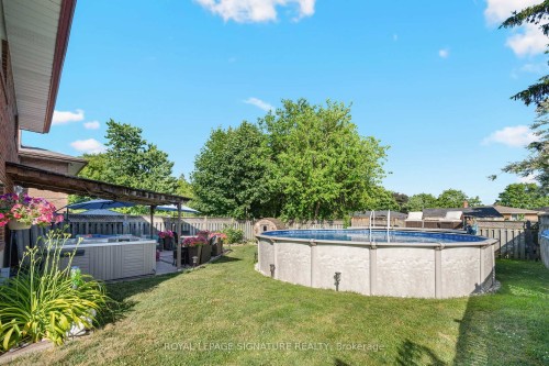 2002 Ingledale Road, Mississauga, ON - Outdoor With Above Ground Pool With Backyard