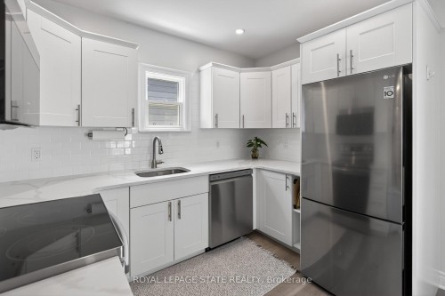 69 Robins Avenue, Hamilton, ON - Indoor Photo Showing Kitchen With Stainless Steel Kitchen