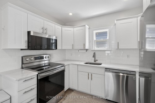 69 Robins Avenue, Hamilton, ON - Indoor Photo Showing Kitchen With Stainless Steel Kitchen