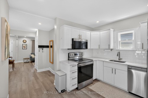 69 Robins Avenue, Hamilton, ON - Indoor Photo Showing Kitchen With Stainless Steel Kitchen