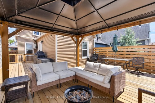 69 Robins Avenue, Hamilton, ON - Outdoor With Deck Patio Veranda With Exterior