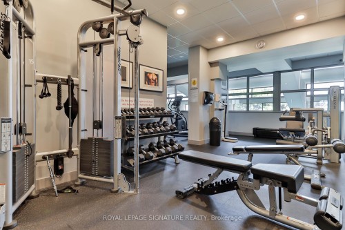 Ph10-55 Harbour Square, Toronto, ON - Indoor Photo Showing Gym Room