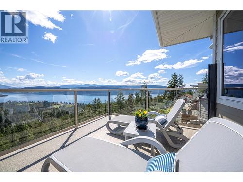 Gorgeous views of Okanagan Lake from all angles - 132 Crown Crescent, Vernon, BC - Outdoor With Body Of Water With View With Exterior