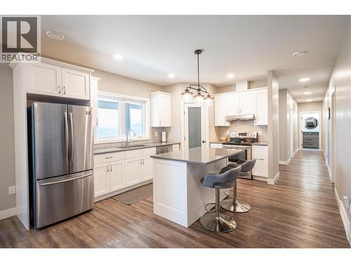 Basement suite kitchen - 132 Crown Crescent, Vernon, BC - Indoor Photo Showing Kitchen With Upgraded Kitchen