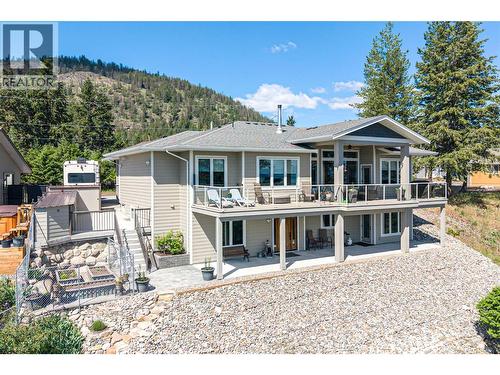 View of both level from back of house - 132 Crown Crescent, Vernon, BC - Outdoor